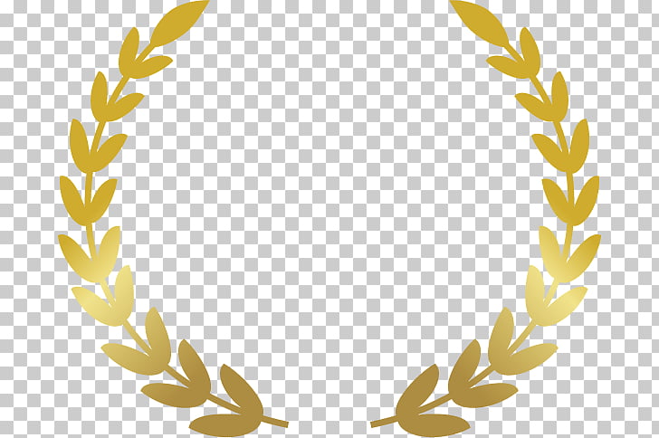 Laurel wreath Award Bay Laurel, award, gold leaves template