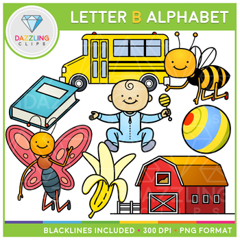 Alphabet letter clip.