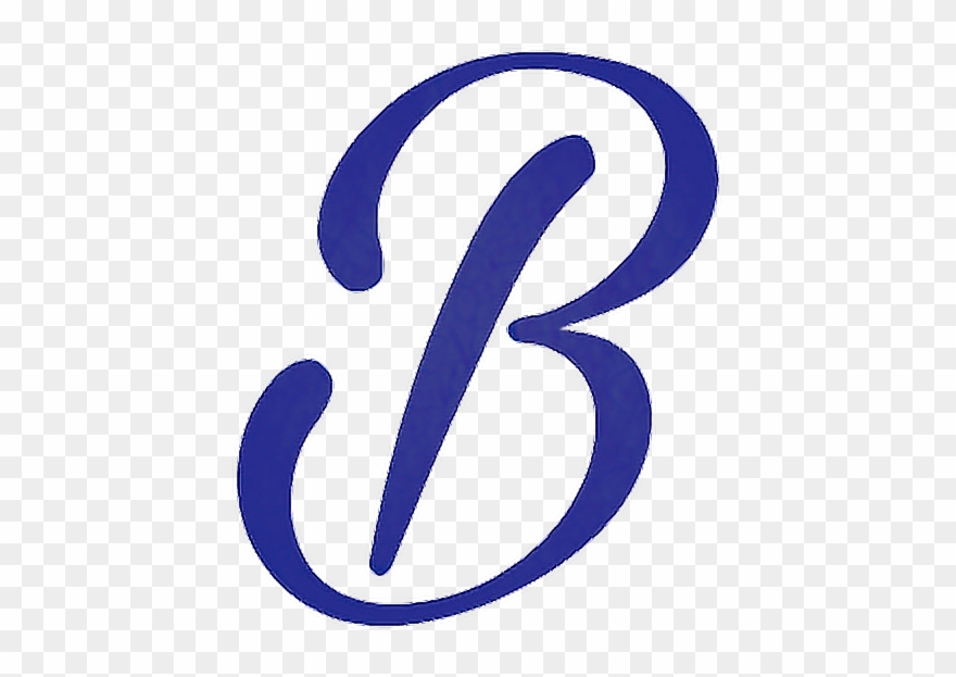 b clipart initial