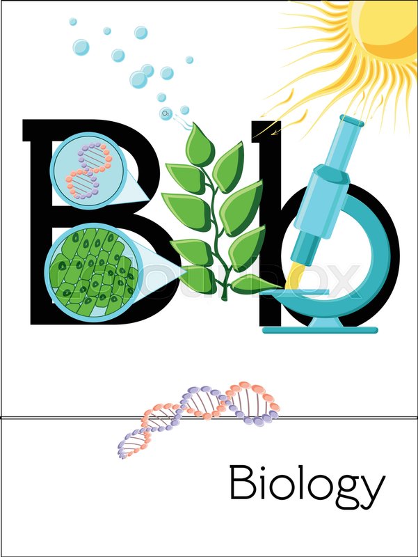 Flash card letter B is for Biology