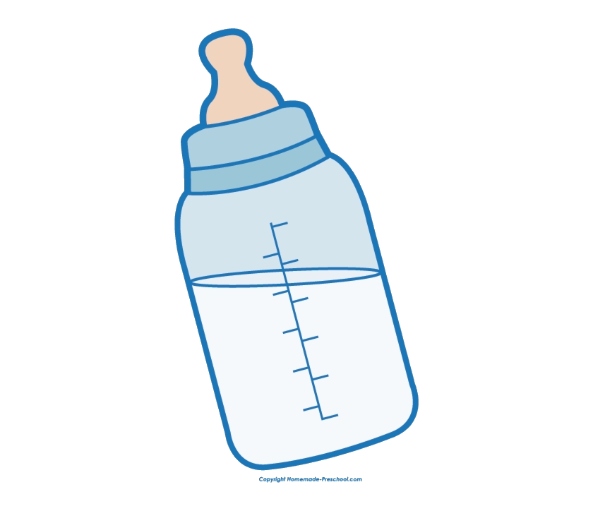 Baby bottle click.