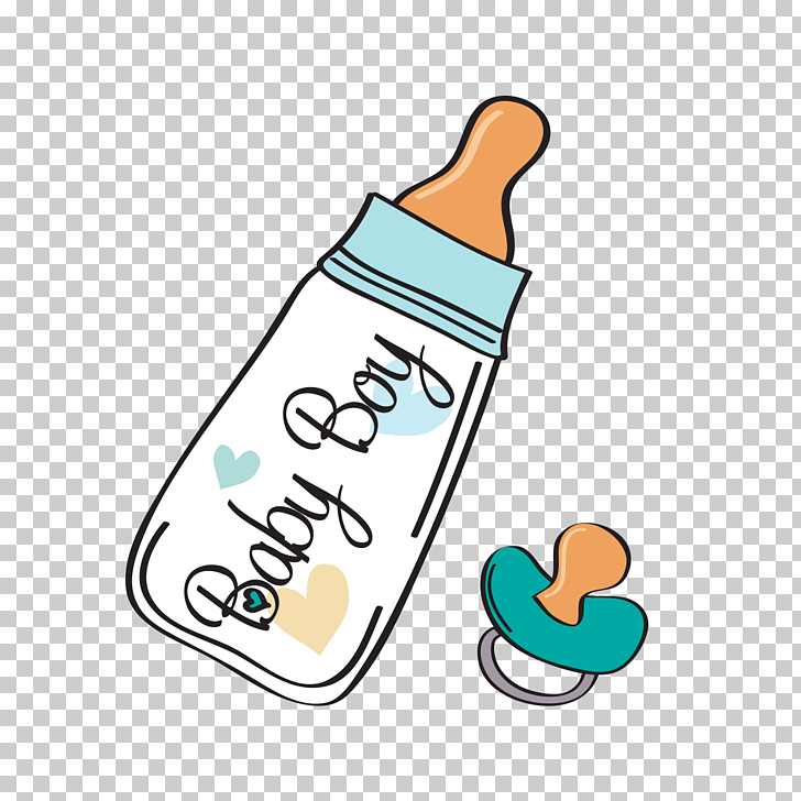Infant baby bottle.