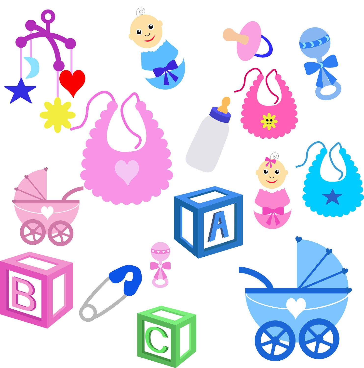 baby bottle clipart pacifier