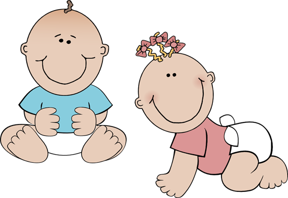 Twins clipart baby.