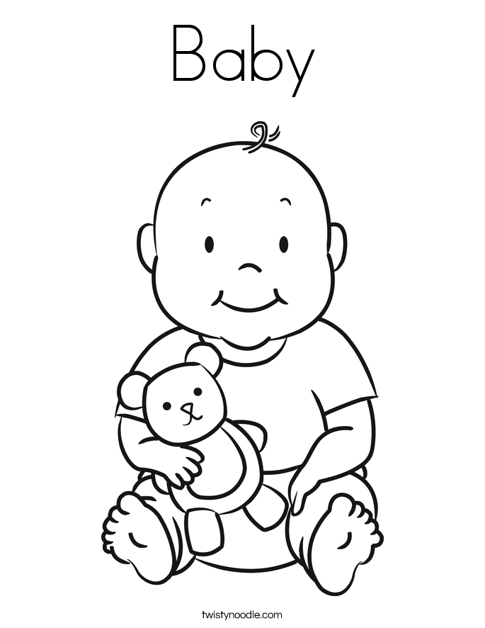 Baby Coloring Transparent