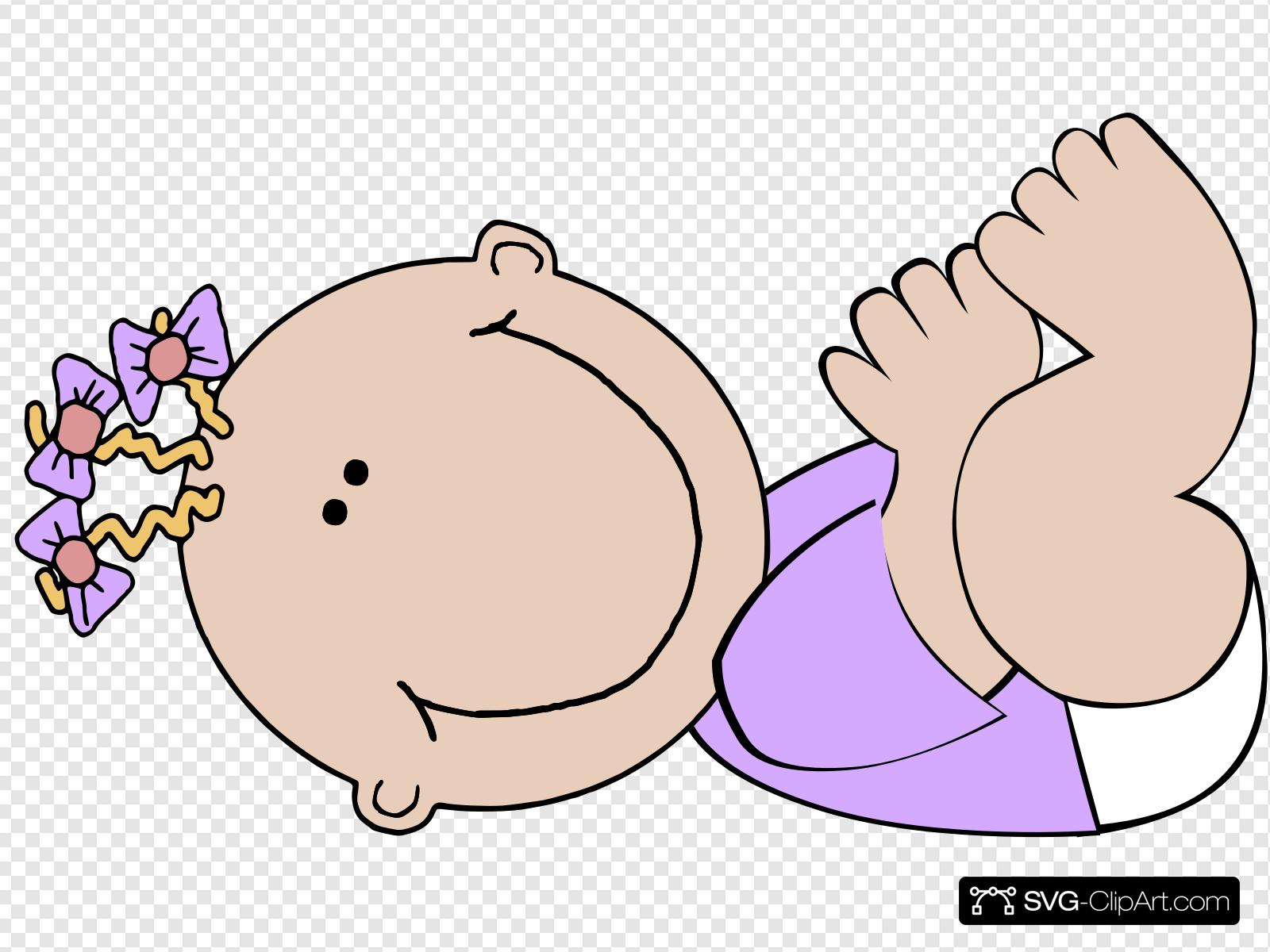 Purple Baby Clip art, Icon and SVG