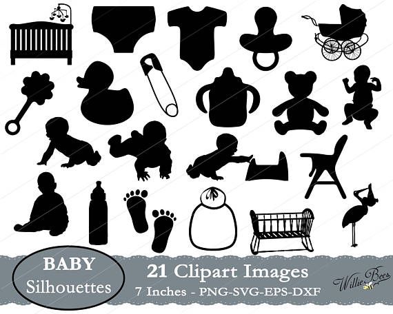 Baby Clipart SVG Images, Baby Shower SVG Clipart, Newborn