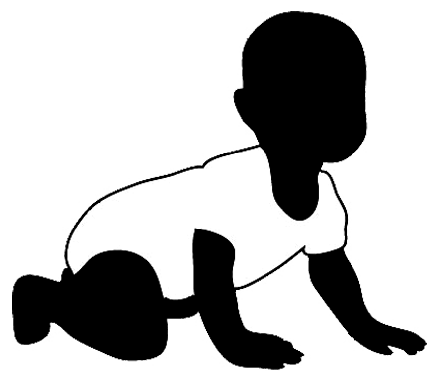 Free baby silhouette.