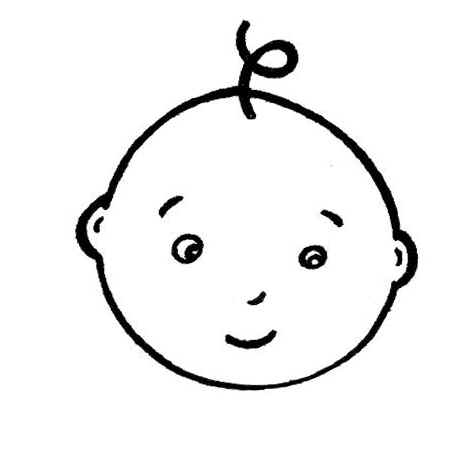 Baby clipart simple.