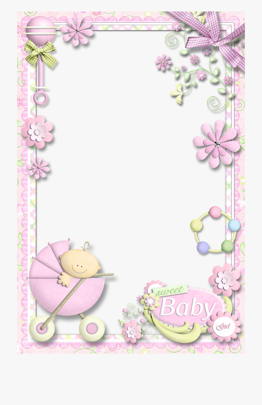 Clipart frame baby.