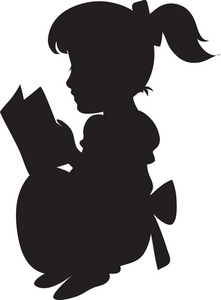 Free Silhouette Girl Cliparts, Download Free Clip Art, Free