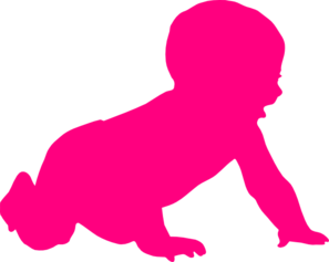 Baby silhouette clip.