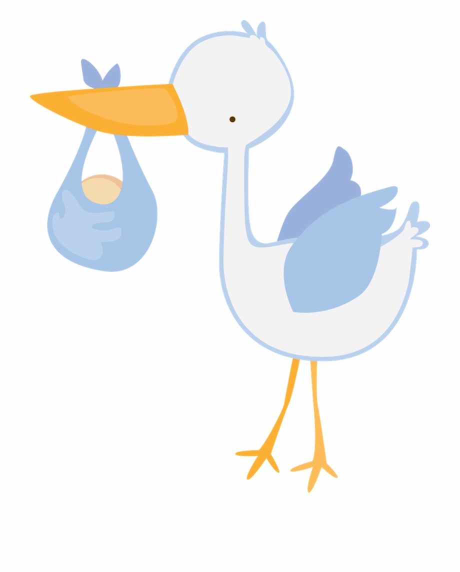 baby girl clipart stork