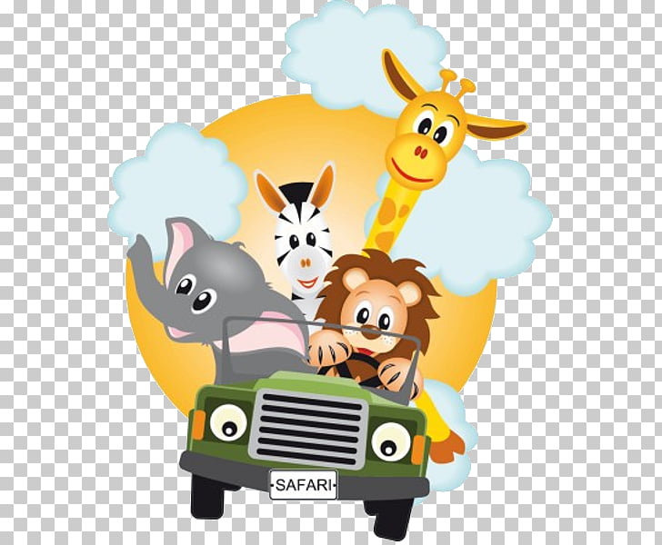 Safari Sticker Party, baby animals, elephant, tiger, giraffe