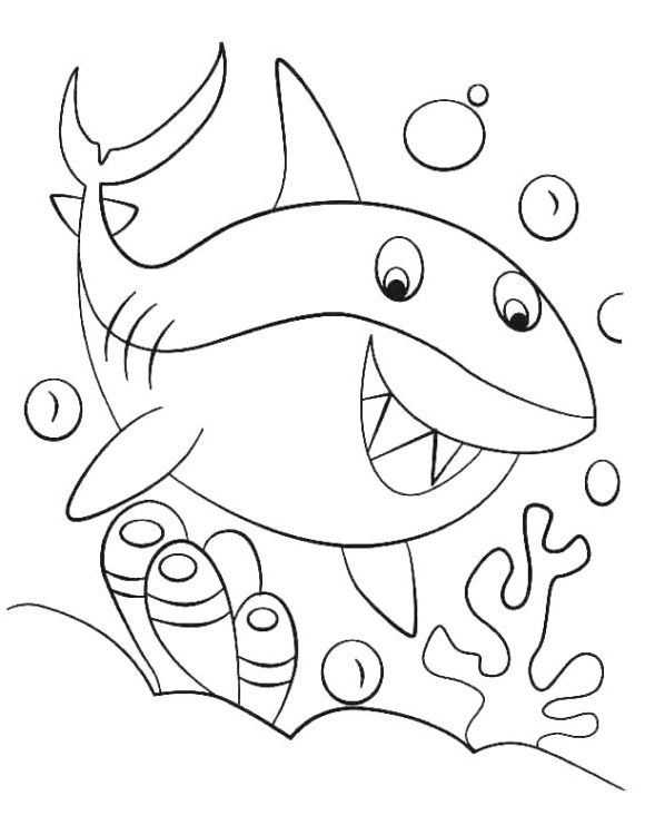 Baby shark clipart colouring pictures on Cliparts Pub 2020! 🔝