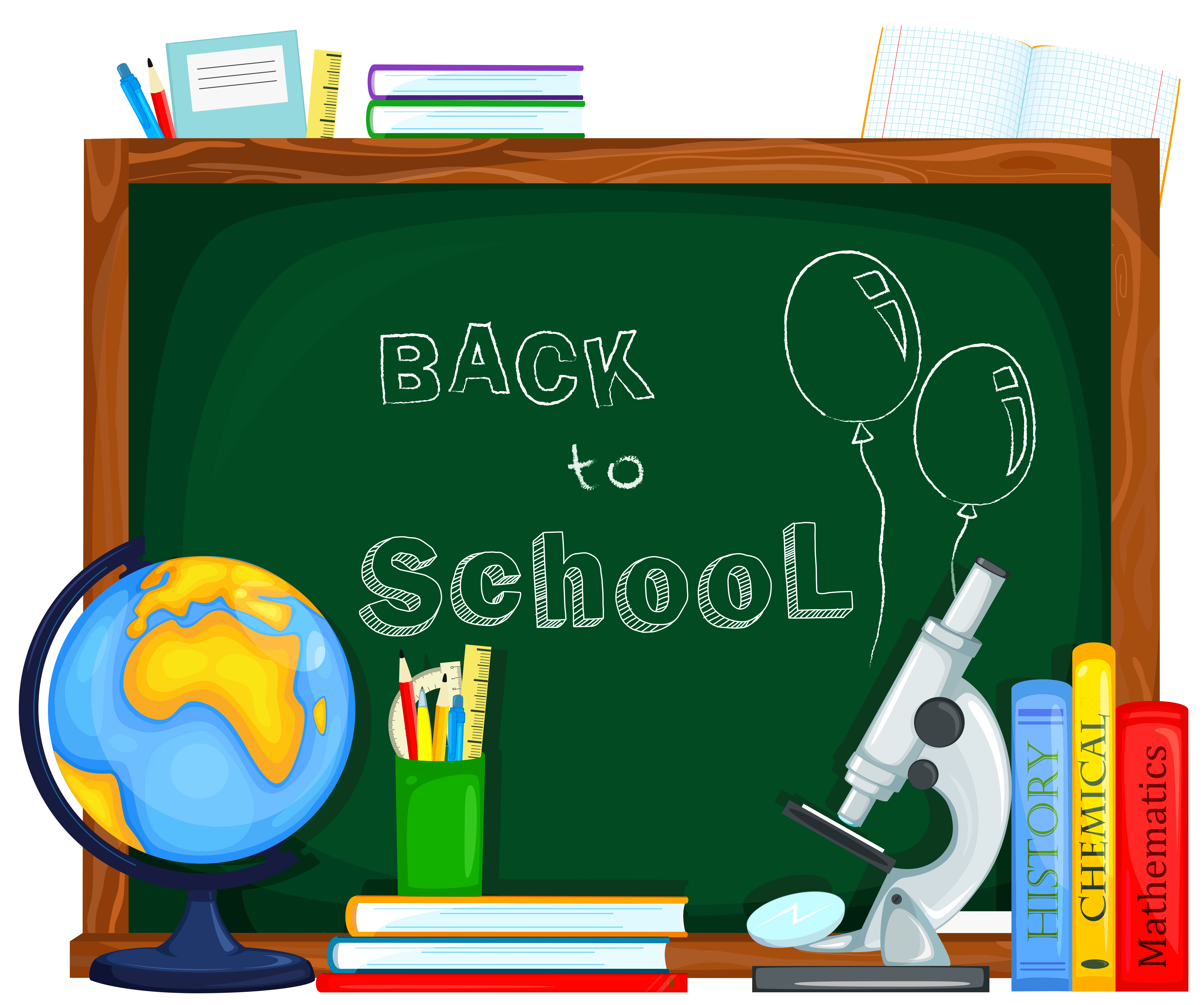 Back to School PNG Clipart Picture