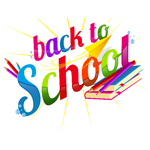 back to school clipart transparent background