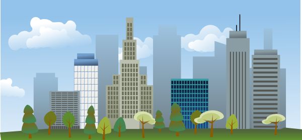 City background clipart.