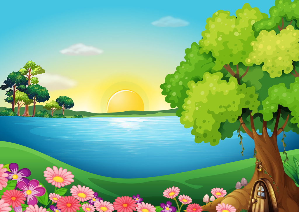 Nature background clipart.