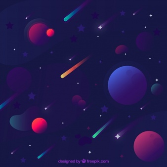 Space background clipart.