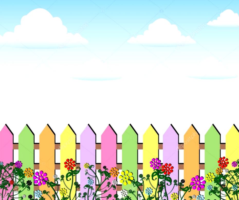Spring Flowers Background Clipart