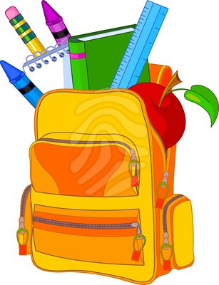 School Backpack Clipart