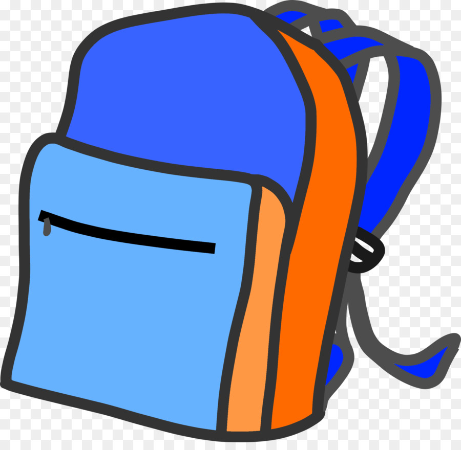 Blue Backpack Clip Art