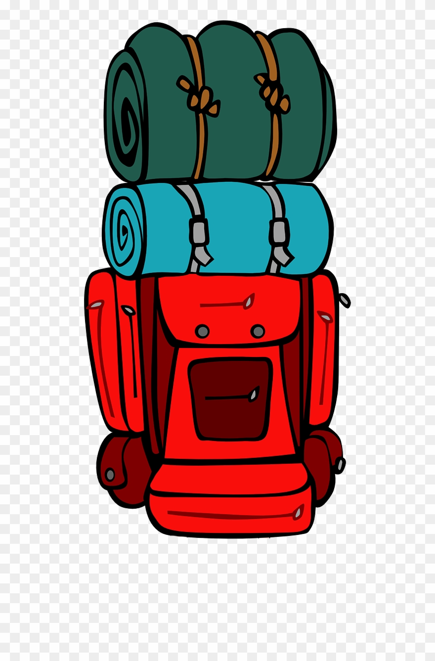 Camping clipart backpack.