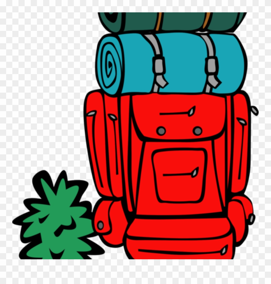 Backpacking clipart travel.