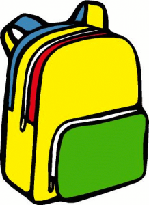 Bookbag clipart cute backpack, Bookbag cute backpack