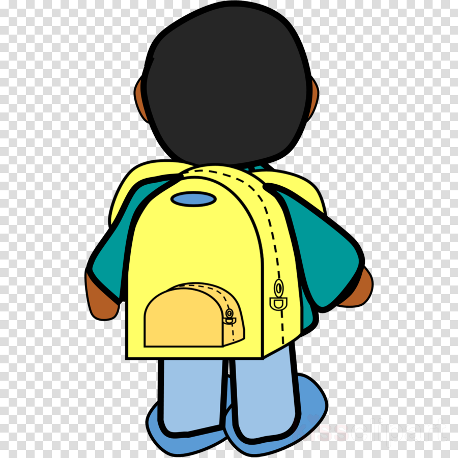Backpack clipart kid.