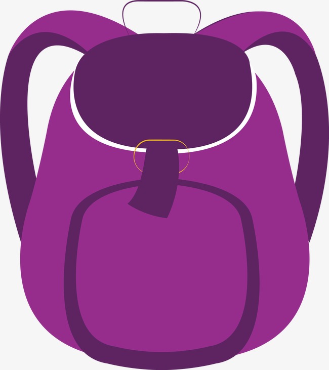 Backpack clipart vector.
