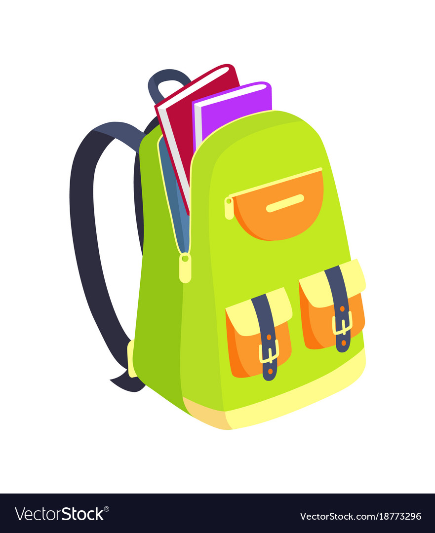 Backpack clipart side.