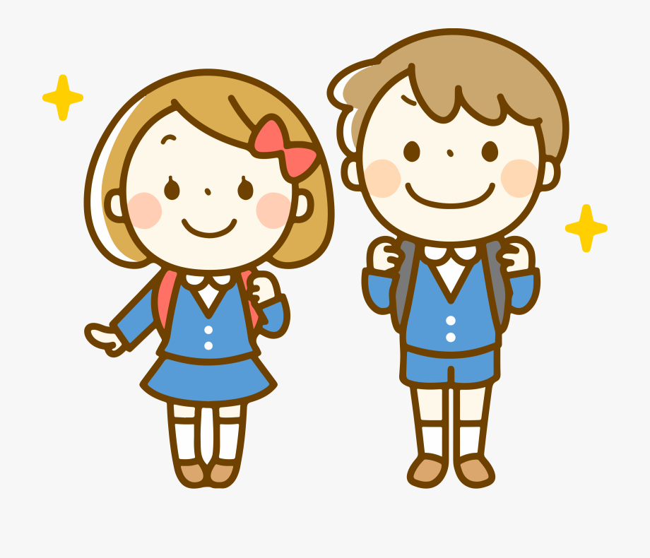 Student With Backpack Clipart