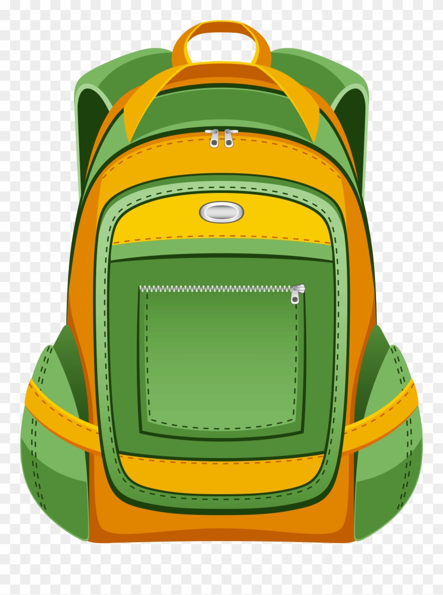 Clip art backpack.