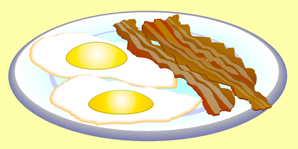 bacon clipart breakfast