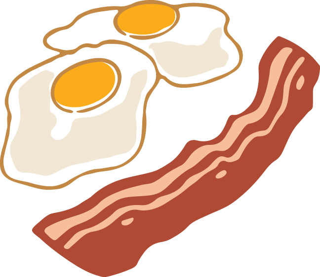 Bacon fried egg.