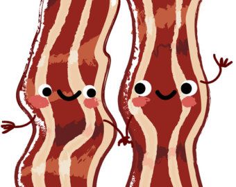 Character clipart bacon.
