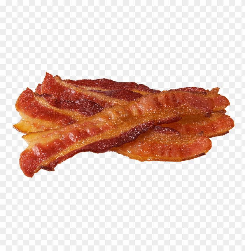 Cooked bacon png.