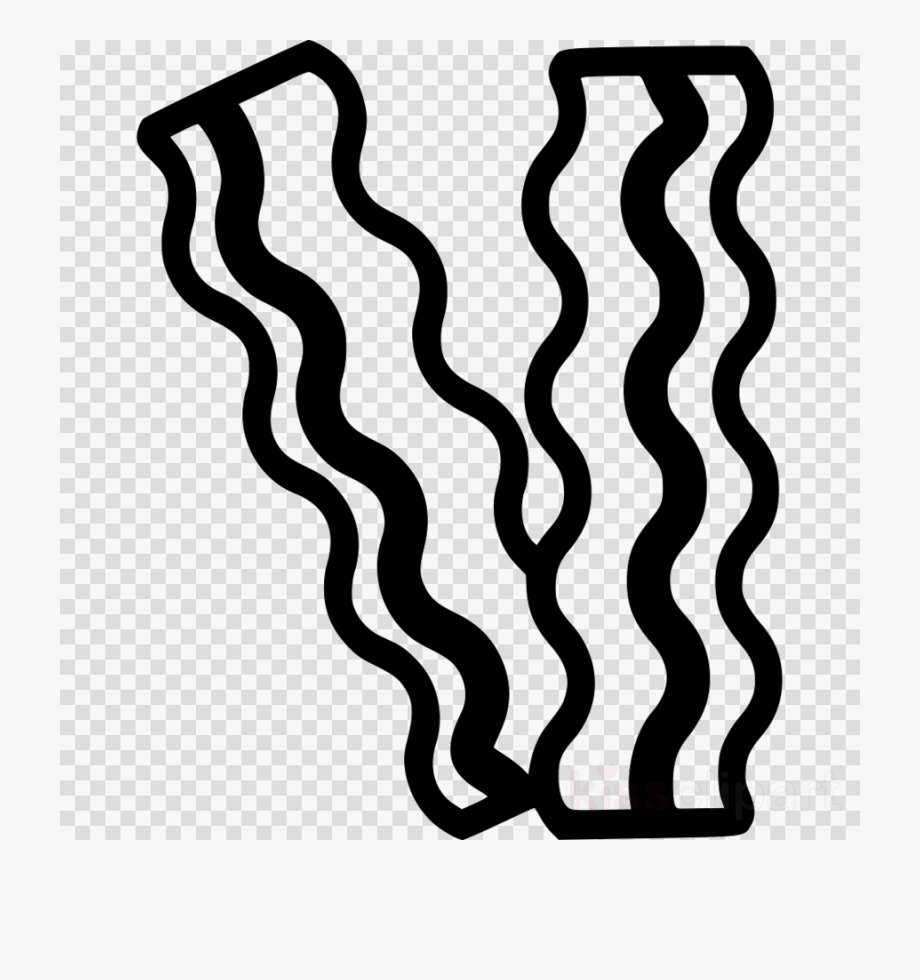 Bacon Clipart Black And White