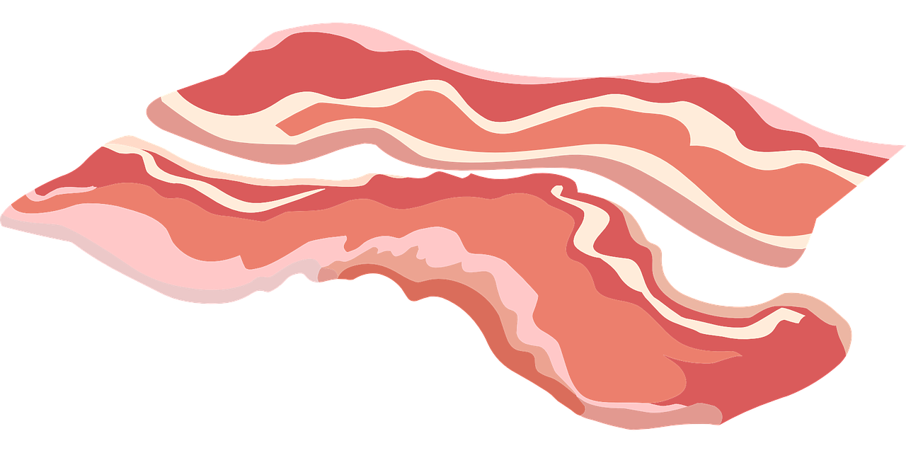 Bacon Red Pig Pork Meat PNG