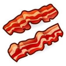 Bacon clipart sliced.