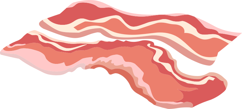 bacon clipart slice