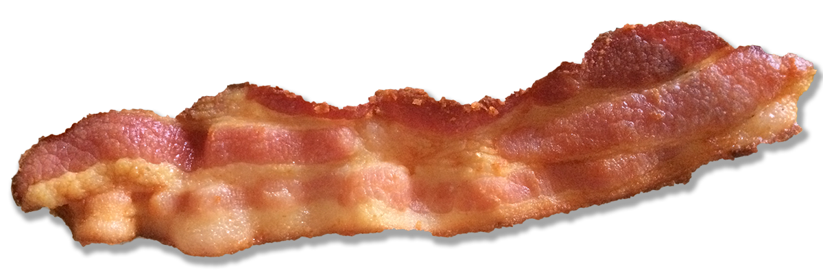 Bacon clipart bacon strip, Bacon bacon strip Transparent