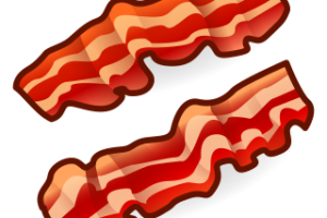 Bacon clipart transparent background, Bacon transparent