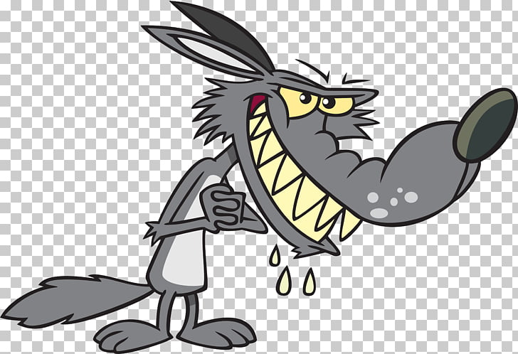 Big Bad Wolf Gray wolf Cartoon , Cartoon Wolves PNG clipart