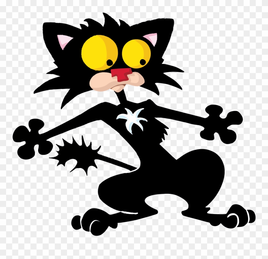 Scaredy Cat Clipart Cartoon Running Away By Polkan