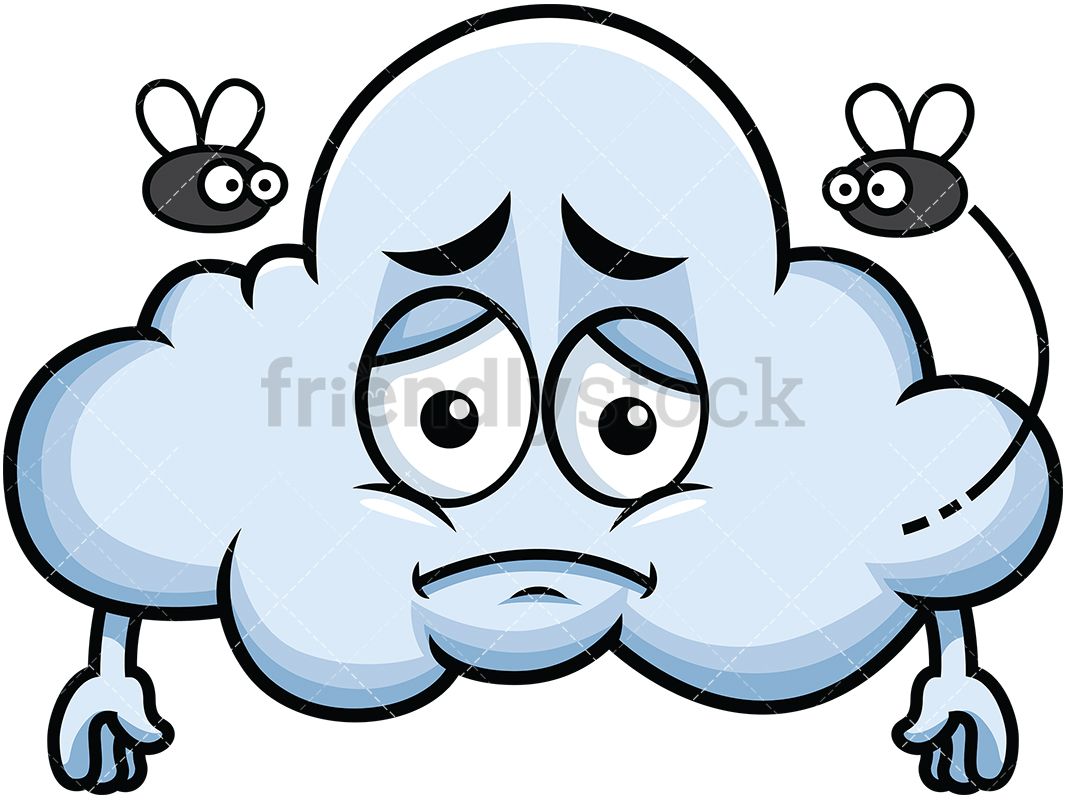 Stinky Cloud Going Bad Emoji