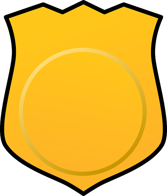 Police badge sheriff.