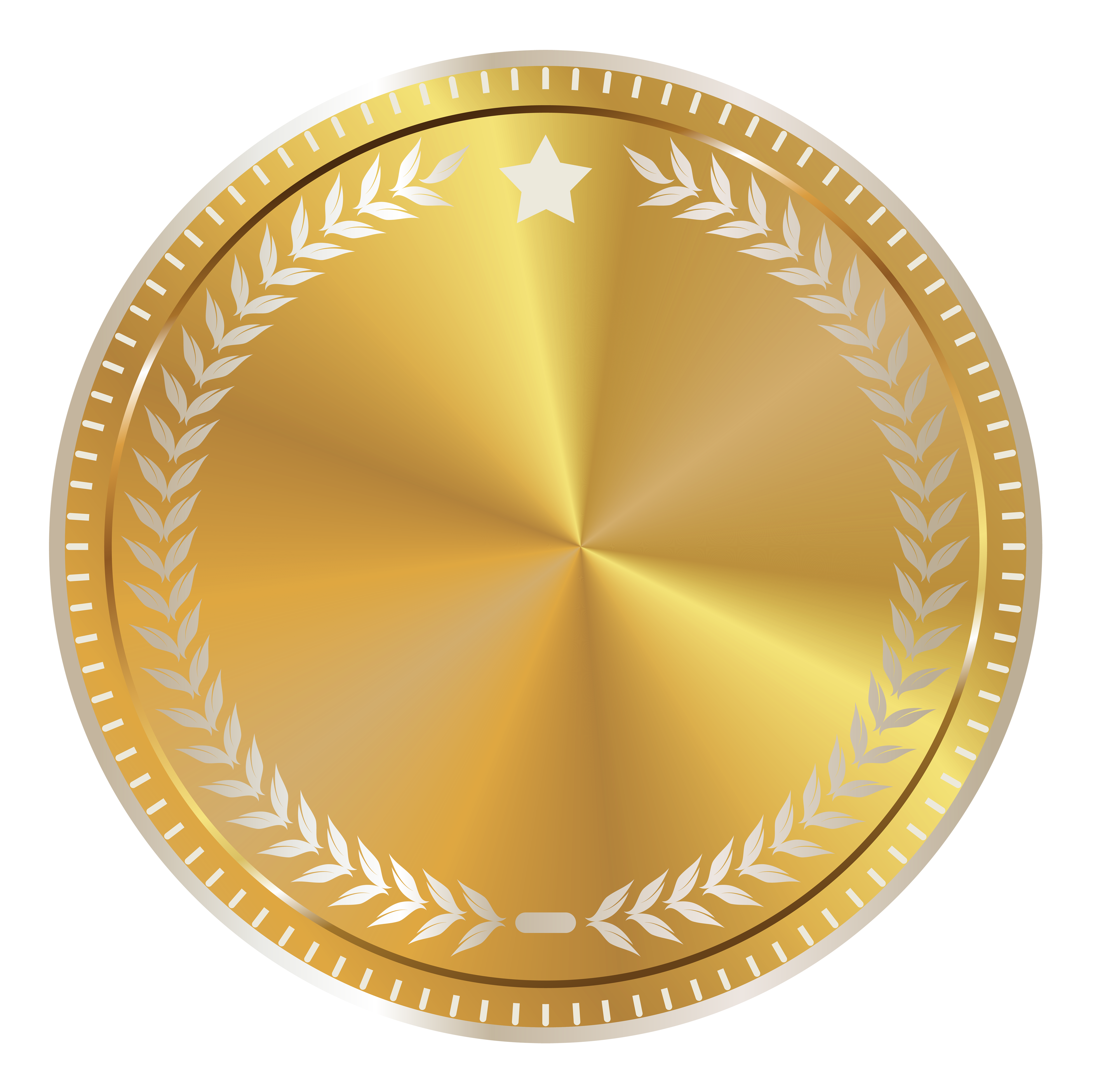 badge clipart gold